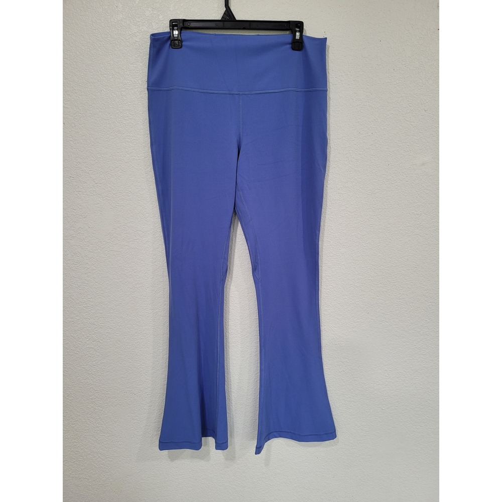 Lululemon Groove‎ Super High-Rise Flared Pant Nulu Periwinkle Blue 14 LW5FOPS #C